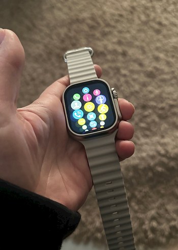 Beyaz GS8 Ultra Akıllı Saat - Görsel 3