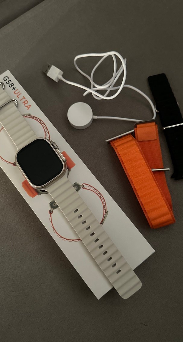 Beyaz GS8 Ultra Akıllı Saat - Görsel 2