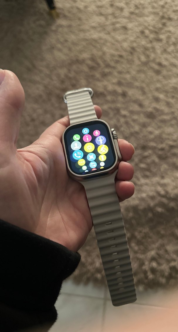 Beyaz GS8 Ultra Akıllı Saat - Görsel 3