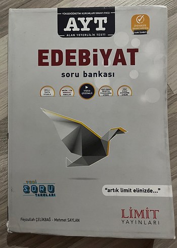 AYT Edebiyat Soru Bankası - Limit Yayınları
