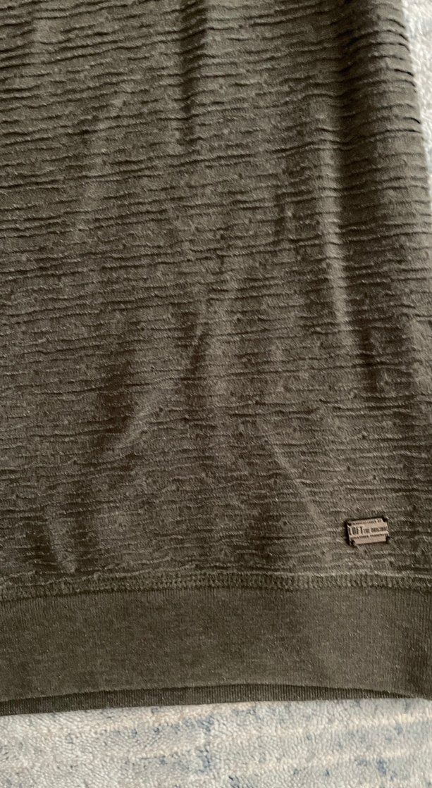 Gri Erkek Keten Sweatshirt Uzun Kollu - Görsel 2