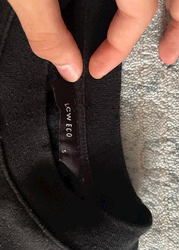 Siyah Kadın Oversize Sweatshirt - Görsel 3