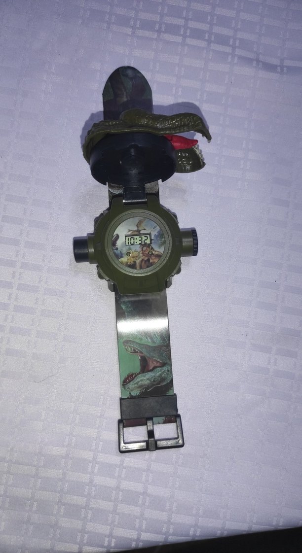 Renkli Dinozor Temalı Çocuk saat - Görsel 2