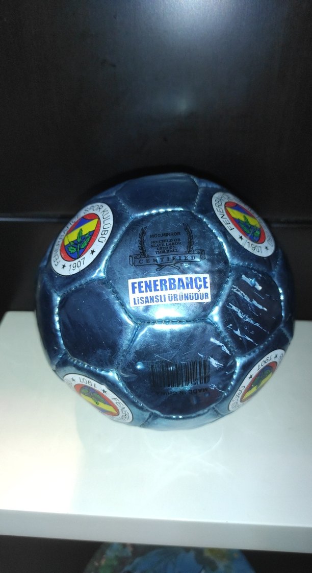 Fenerbahçe Lisanslı Mavi Futbol Topu - Görsel 2
