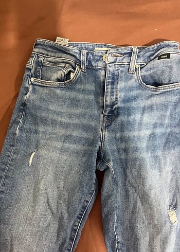 Gevşek Kesim Midi Denim Kadın Kot Pantolon
