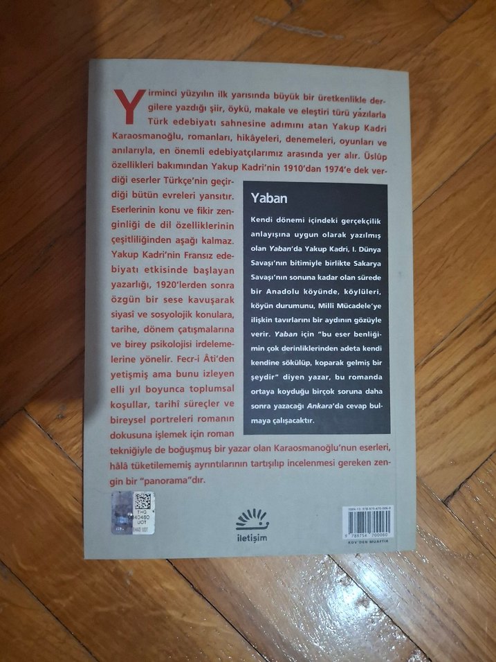 Yaban - Yakup Kadri Karaosmanoğlu Romanı - Görsel 2
