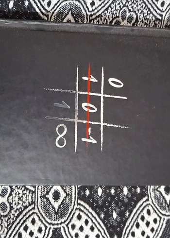 Renkli Siyah Tahta Oyun Seti