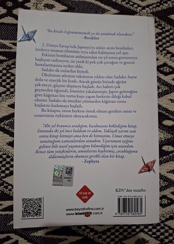 Sadako ve Kağıttan Bin Turna Kuşu - Eleanor Coerr - Görsel 2