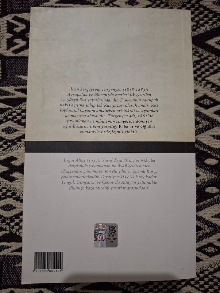 Babalar ve Oğullar - Ivan Sergeyeviç Turgenyev - Görsel 2