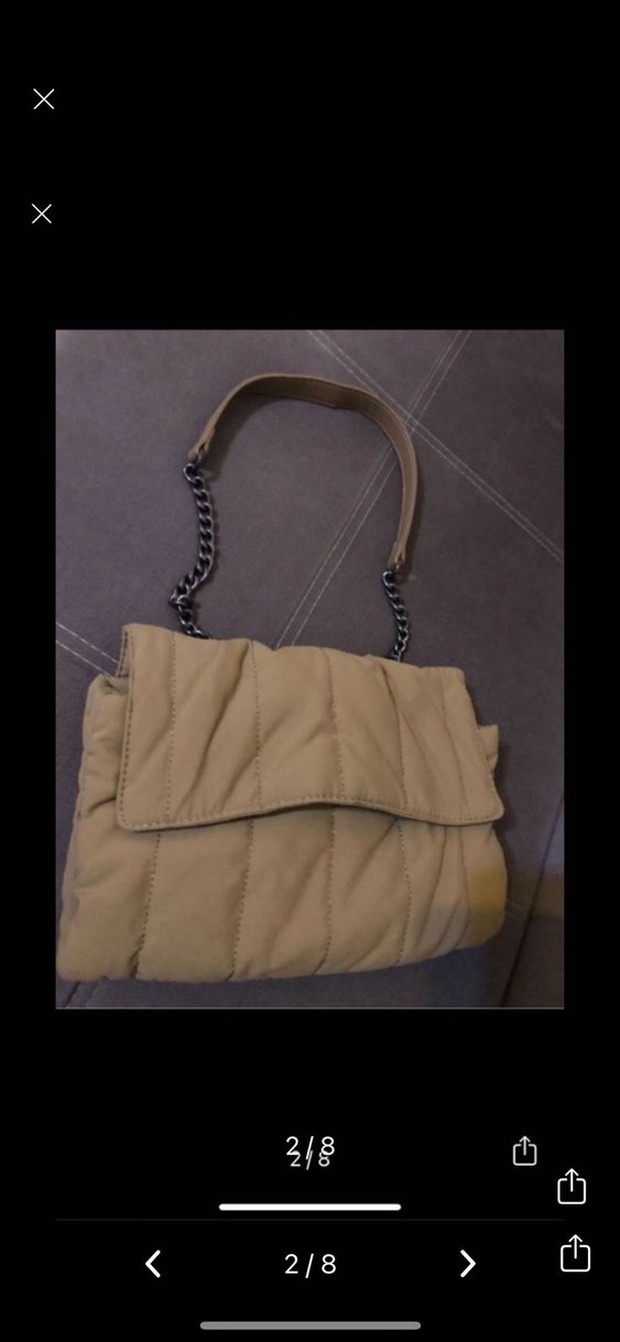 Kemer Detaylı Kısa Bej Kadın Şişme Yelek - Görsel 2