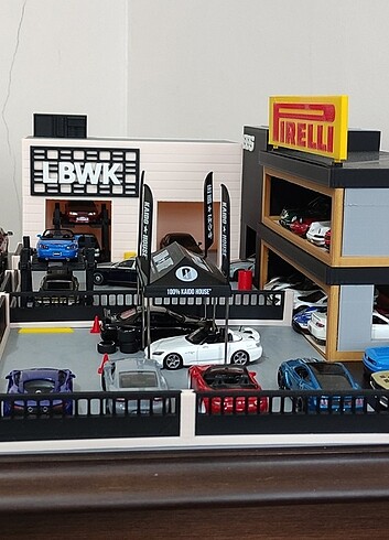 Liberty walk diorama garaj seti