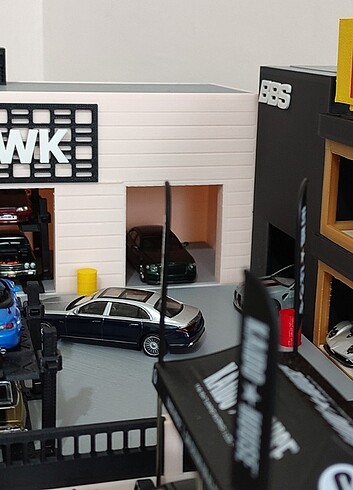  Beden Renk Liberty walk diorama garaj seti