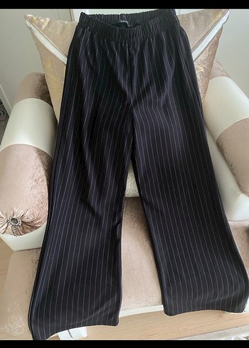 Siyah Çizgili Yelek İkili Takım - Görsel 5