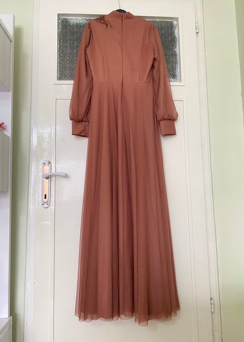 Tesettür Elbise ve Janjan Şal - Görsel 5