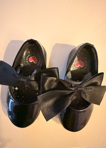 Kız Çocuk Siyah Fiyonk Detaylı Babet - Görsel 3