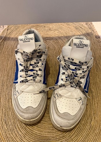 Valentino Garavani Beyaz Mavi Vltn Sneaker