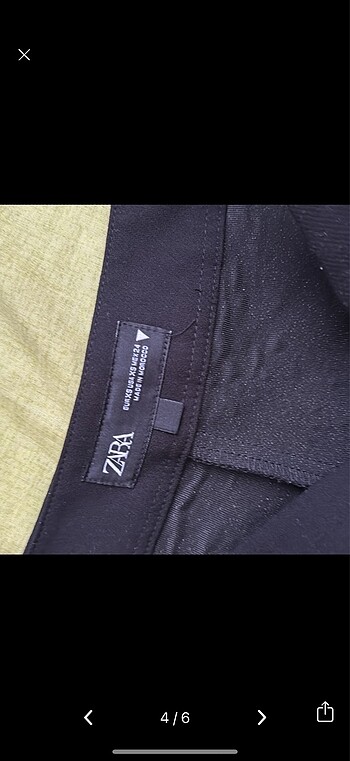 xs Beden siyah Renk Zara şort etek