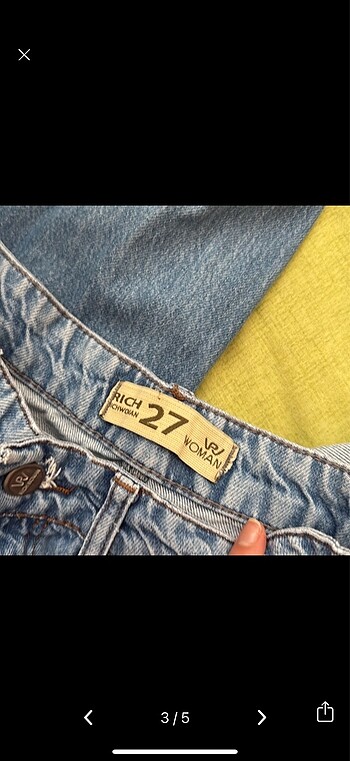 27 Beden Mom jean