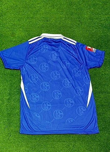 Adidas Yakalı Schalke forma retro