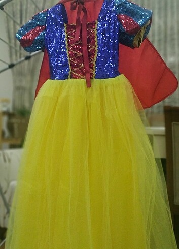 7-8yaş Elsa 6 yaş Pamuk prenses kıyafeti 