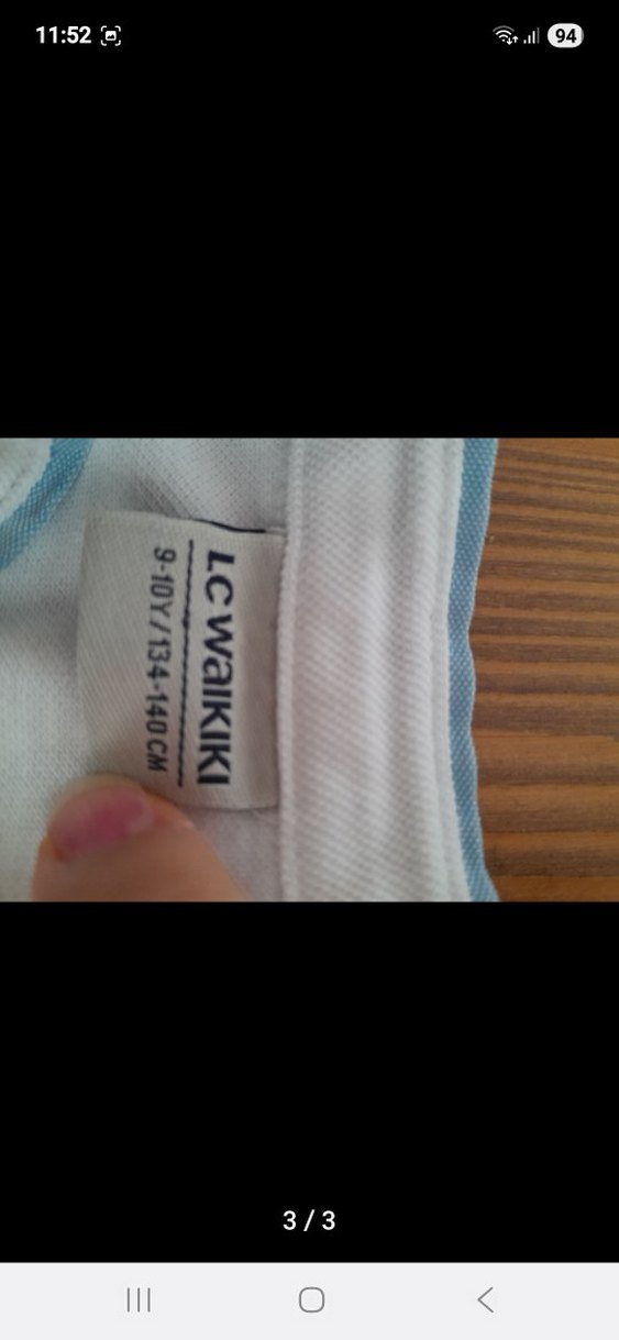 Düğmeli Yaka Erkek Beyaz Polo Tişört - Görsel 3