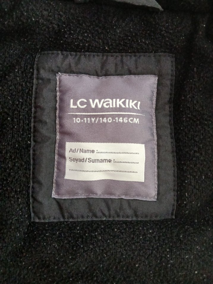 Siyah Kapüşonlu Erkek Çocuk Street Wear Kaban - Görsel 4