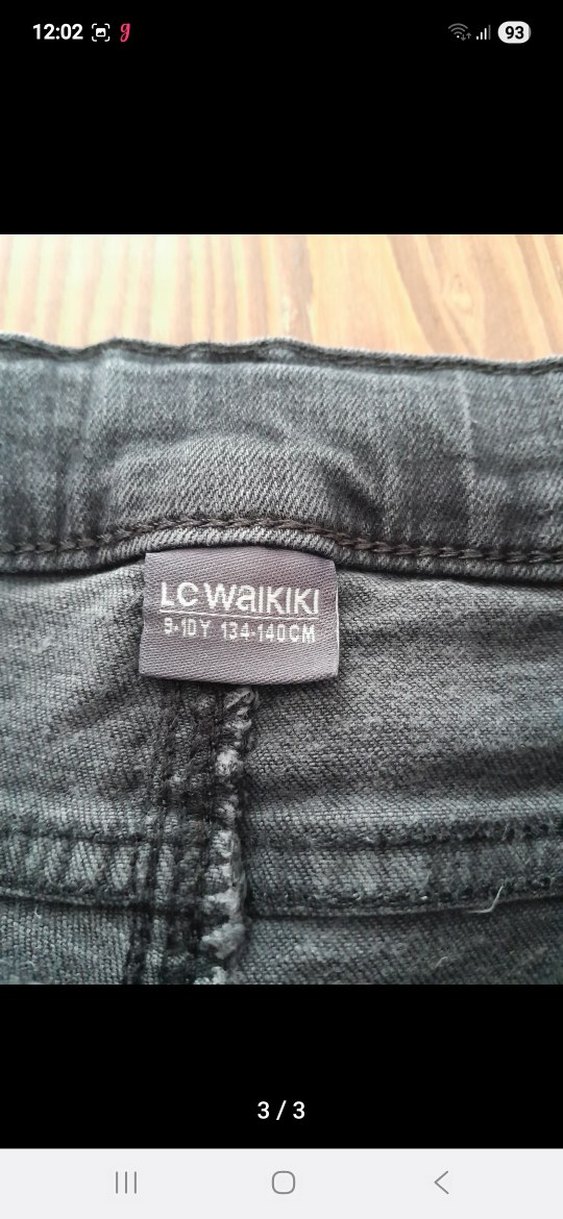 Erkek Çocuk Kemerli Regular Fit Kot Pantolon - Görsel 3