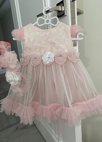 3 Ay Beden ten rengi Renk Idilbaby kız bebek elbise 3-6ay 