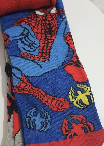 Çocuk Çok Renkli Baskılı Çorap 3'lü - Görsel 6