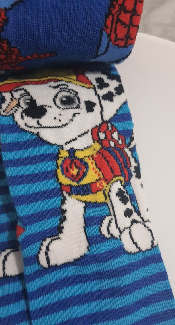 Erkek Çocuk Çok Renkli Desenli Çorap 3'lü - Görsel 5