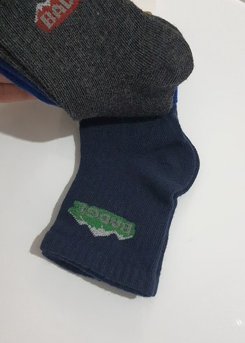 Erkek Çocuk Renkli Baskılı Çorap Seti - Görsel 4