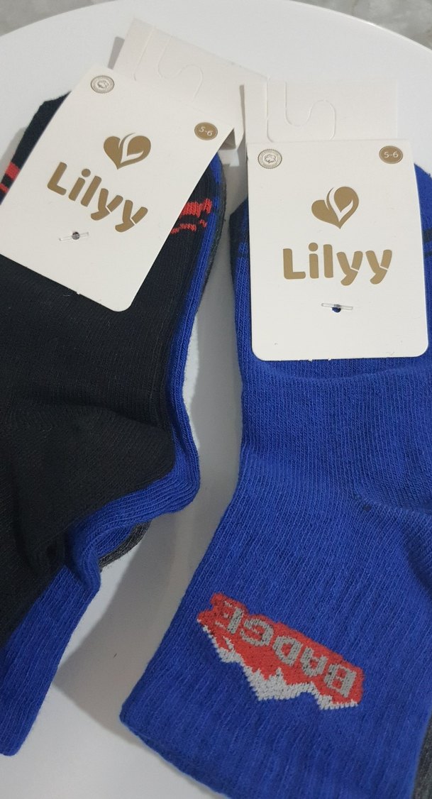 Erkek Çocuk Renkli Baskılı Çorap Seti - Görsel 2