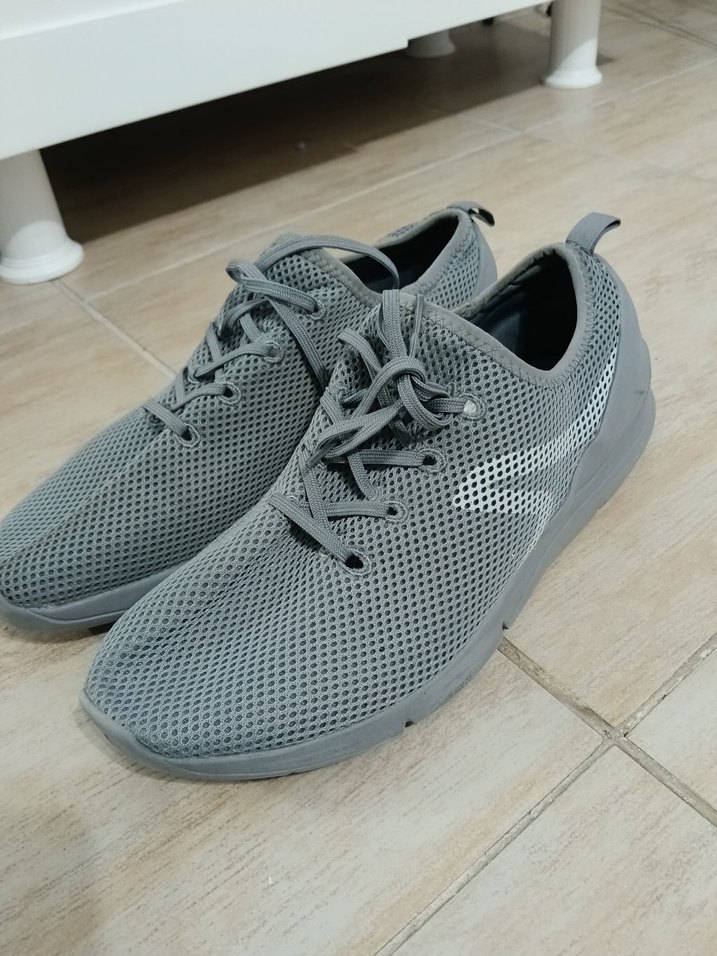 decathlon gri fileli erkek ayakkabısı - Görsel 2