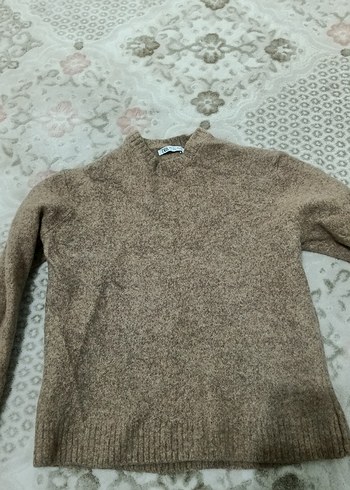 Bej Triko Kadın Kazak - Görsel 2