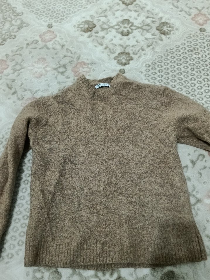 Bej Triko Kadın Kazak - Görsel 2