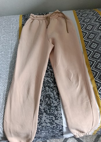 Bej Rahat Kesim Kadın Eşofman Altı - Görsel 2