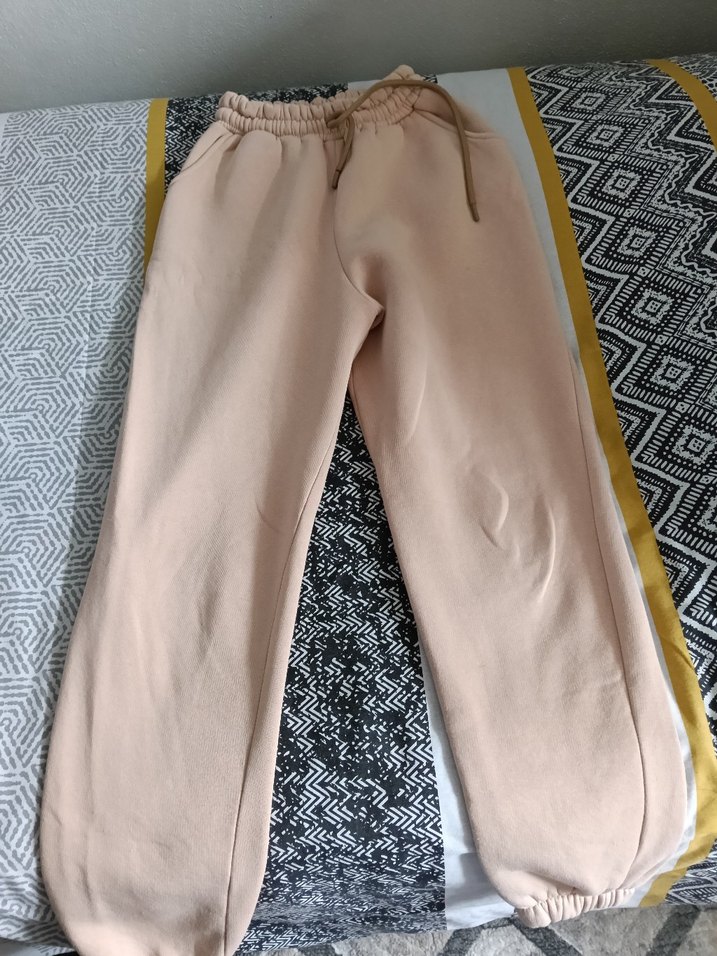 Bej Rahat Kesim Kadın Eşofman Altı - Görsel 2