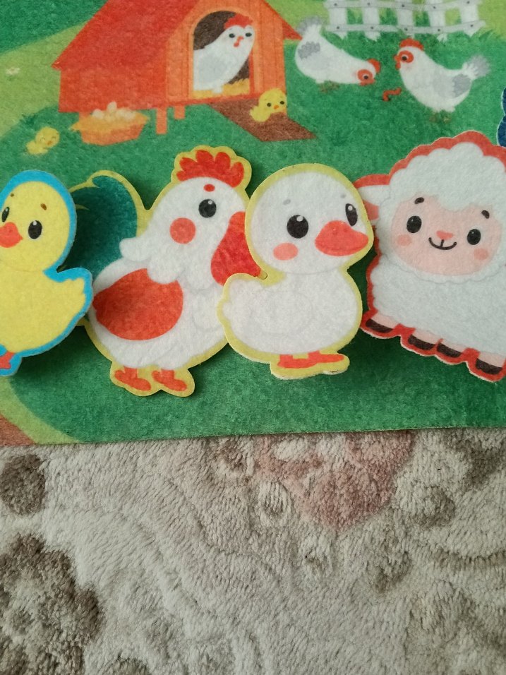 Çocuklar için Hayvan Figürlü Çok Renkli Puzzle - Görsel 2