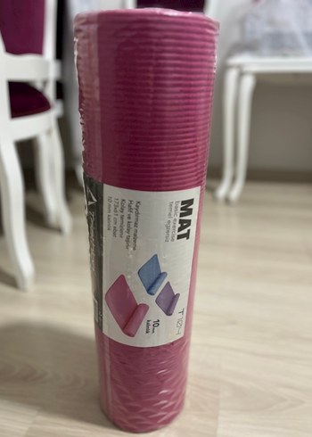 Pembe Desenli Egzersiz Matı
