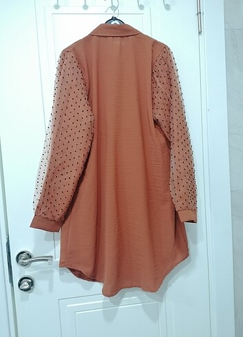 Kiremit rengi 40 beden tunik