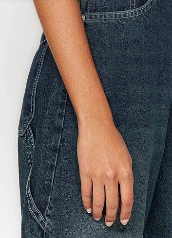 42 Beden yuksel bel baggy jean