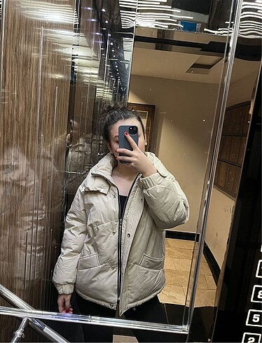 Colins şişme mont gayet şık S/M beden uyumlu