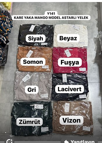 Bej Düğmeli Kısa Kadın Yelek - Görsel 4