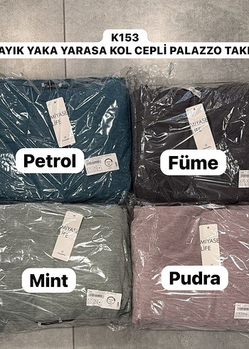 Gri Uzun Kollu Salaş Kadın Takım - Görsel 3