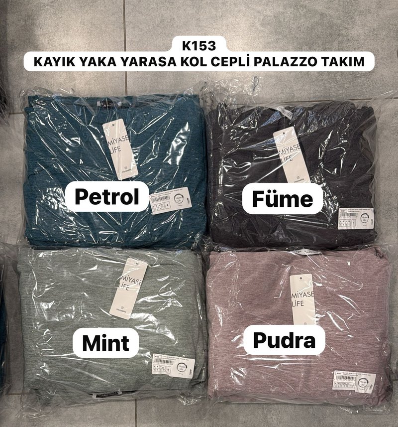 Gri Uzun Kollu Salaş Kadın Takım - Görsel 3