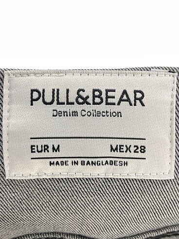 m Beden siyah Renk Pull and Bear Kot Ceket %70 İndirimli.