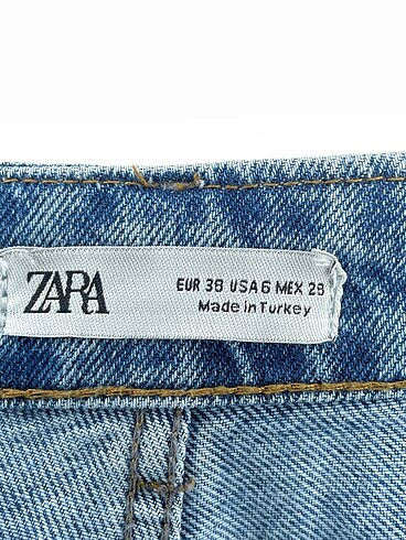 38 Beden mavi Renk Zara Jean / Kot %70 İndirimli.