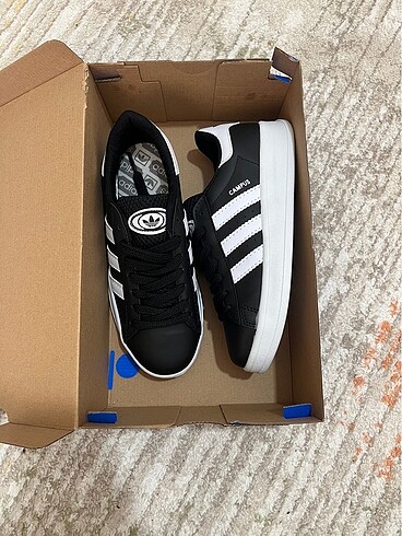 38 Beden siyah Renk Adidas Campus ayakkabı