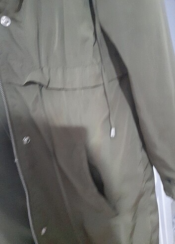 xs Beden haki Renk Bayan trenckot