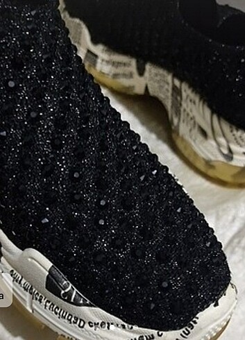 39 Beden siyah Renk Spor rahat esnek sık ayakkabı